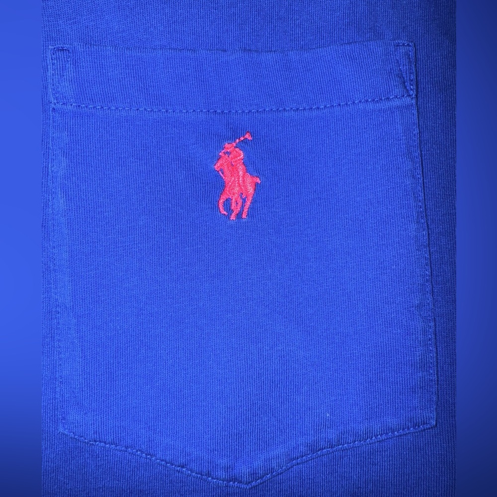 Polo by Ralph Lauren Men's Blue Short Sleeve T-Shirt Size XXL - Picture 6 of 12